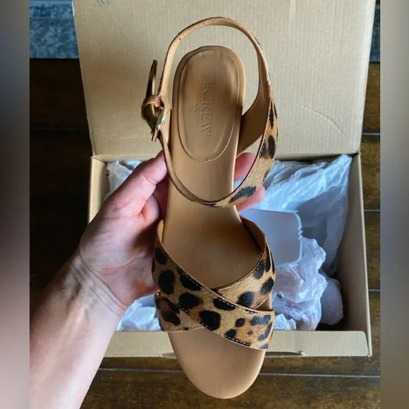 J. Crew Leopard Print Heels - Picture 10 of 11